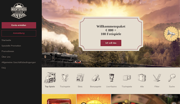 Orient Xpress Casino Erfahrungen und Test