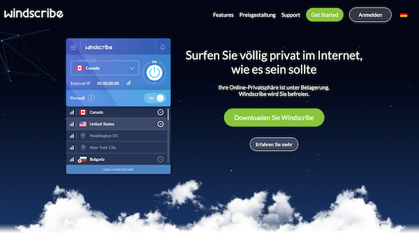 WindscribeVPN Erfahrungen und Test